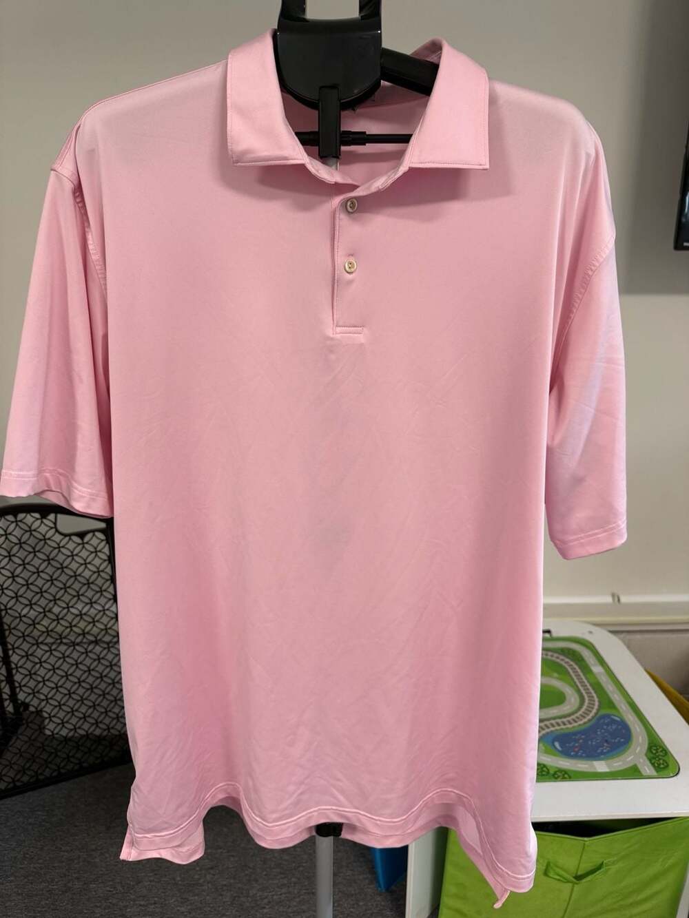 Peter Millar Summer Comfort Polo Size XXL Pink Golf Shirt